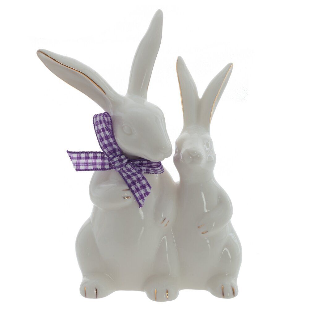 GAEM Фигурка декоративная "Зайцы", L10 W6,5 H14,5 см