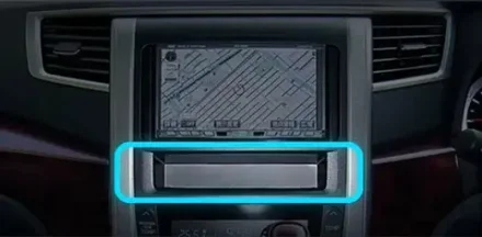 Магнитола для Toyota Alphard H20, Vellfire 2008-2014 (полочка под экраном, рамка с кнопками) - FarCar DX9-9536K монитор 9" IPS на Android 13, 4+64Гб, CarPlay