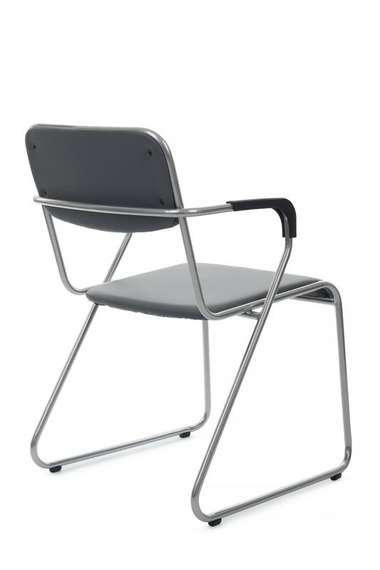 Кресло Никс Плюс RCH OMKL-03 Серый/Металл окрашенный Хром