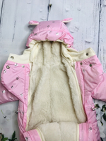 Комбинезон-трансформер (2в1) Модель: 025 "Коронки" (ИП Петрова Г.Г.) (Цвет: Черный, Размер: 80)