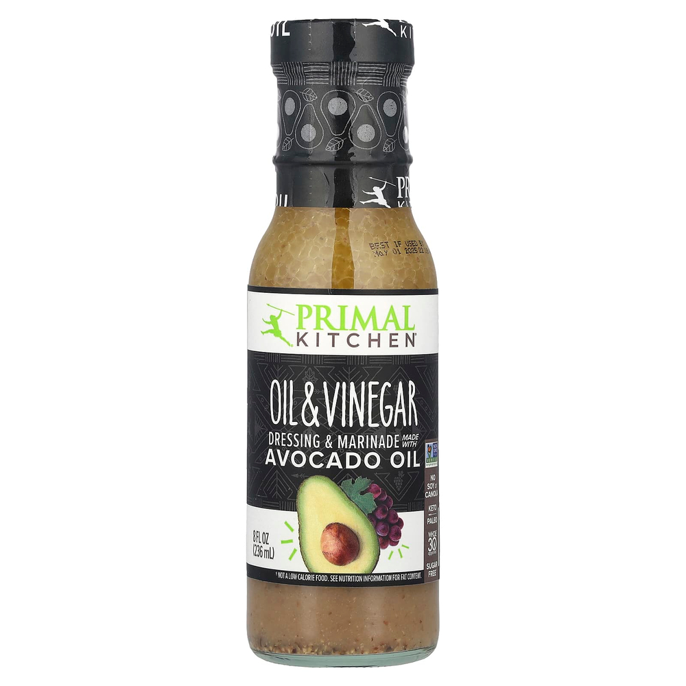 Primal Kitchen, Масло и уксус, винегрет и маринад с маслом авокадо, 236 мл (8 жидк. унц.)