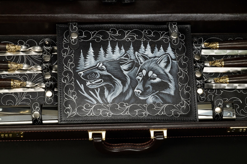 Подарочный набор для пикника в кейсе "Престиж"