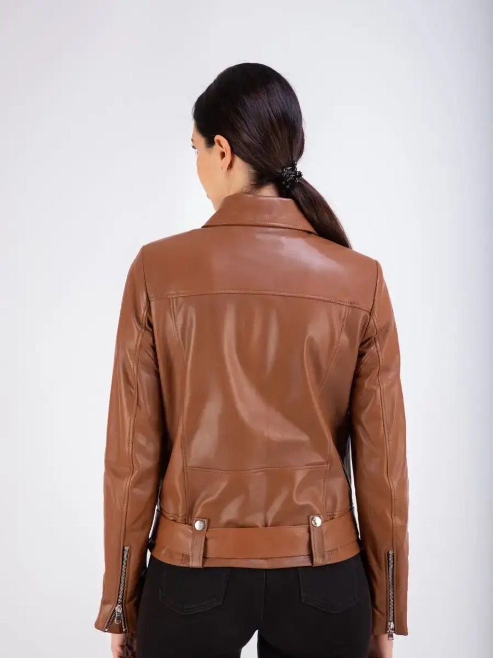 Косуха женская кожаная натуральная куртка Турция