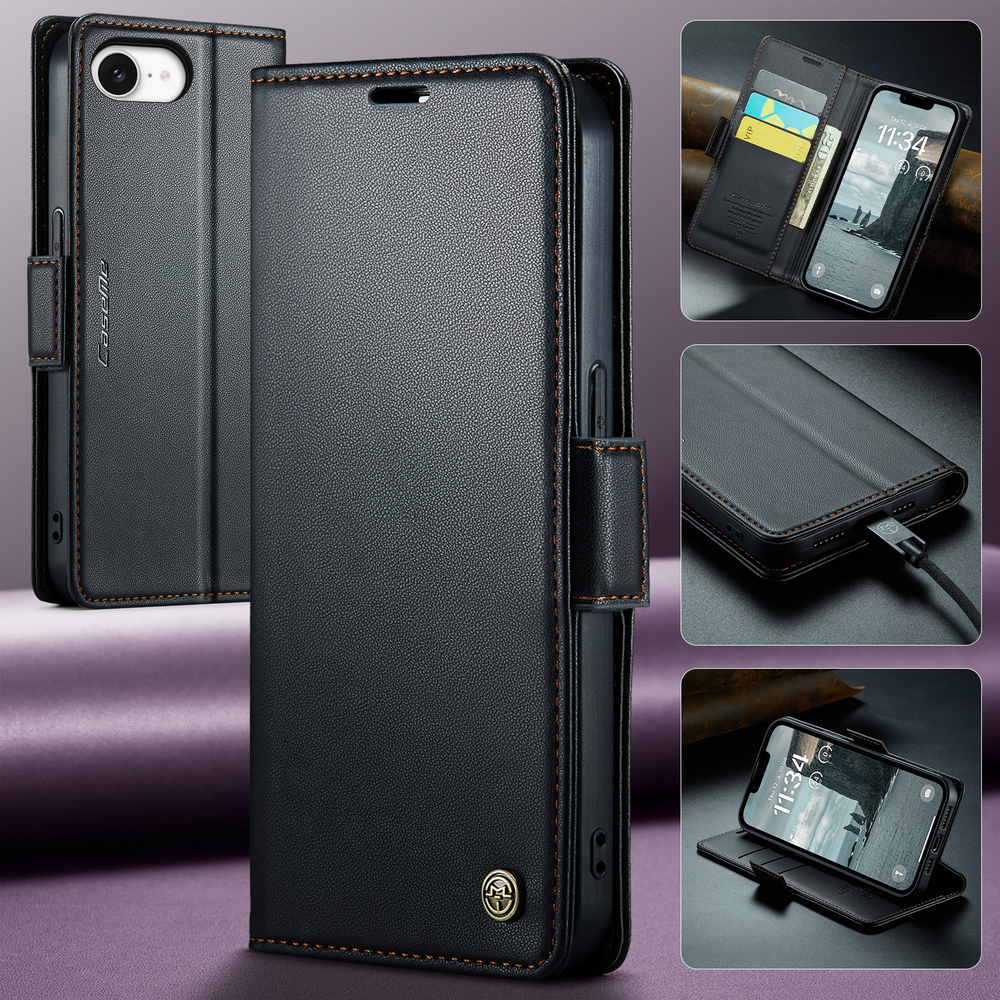 Чехол-книжка CaseMe Smooth iPhone 16e