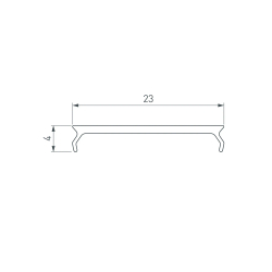 Экран MAT-L-BLACK-3000 черный для PLS-LOCK (Arlight, Пластик) 047720