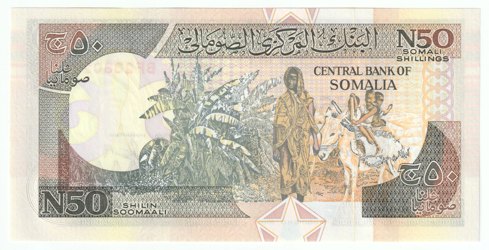 Somalia, 50 Shillings, 1991, UNC