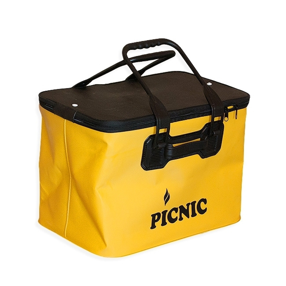 Сумка Picnik непромок.EVA PK45 (45х29х27см) 35л Желтая Пластиковая ручка