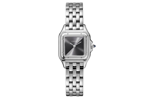 CARTIER Cheetah Collection Quartz Movement 30m Waterproof Women"s Watch Watch 22*30mm Gray Dial