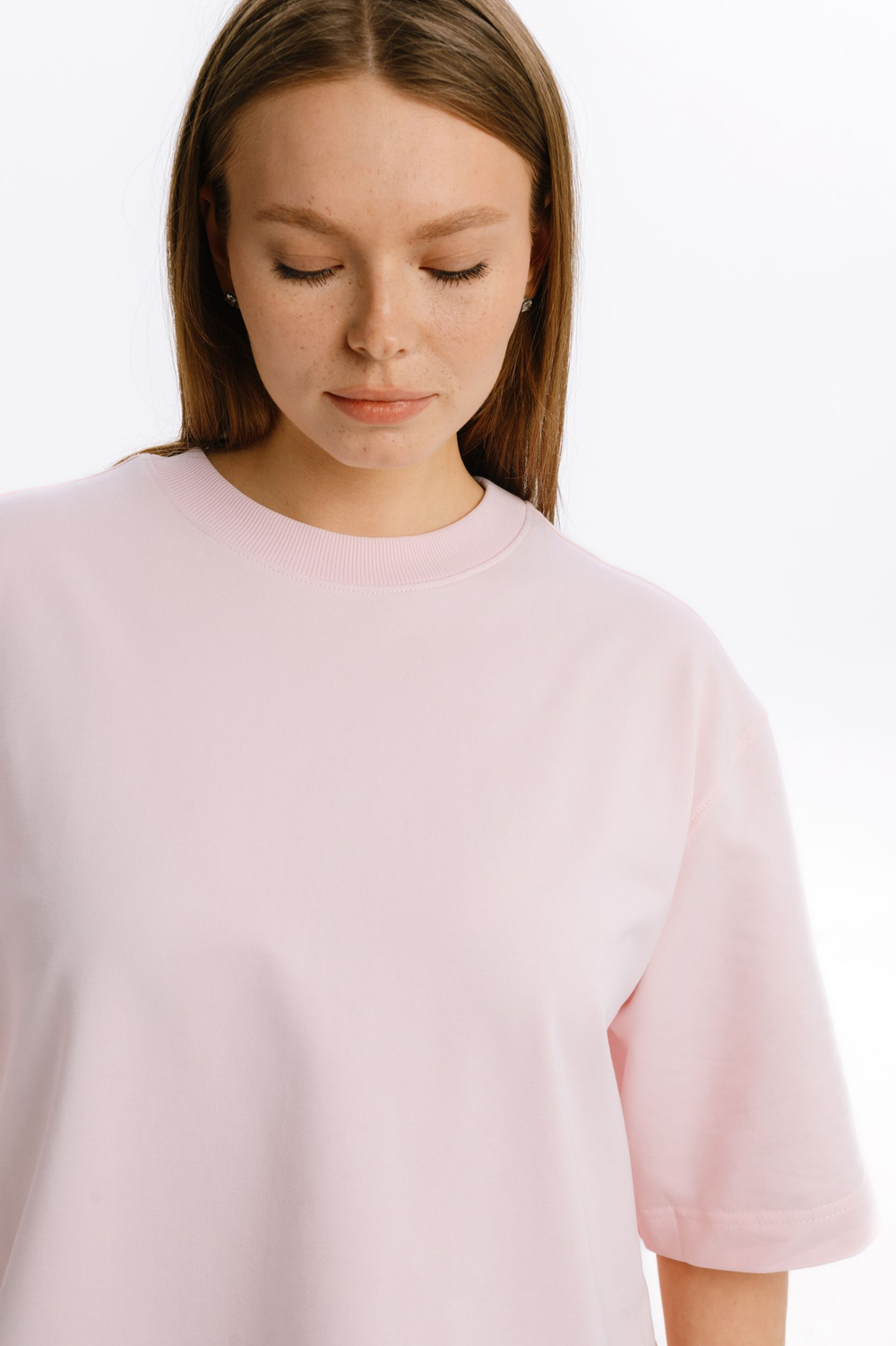 Футболка Mazzika Unisex Oversize OneSize, цвет розовый