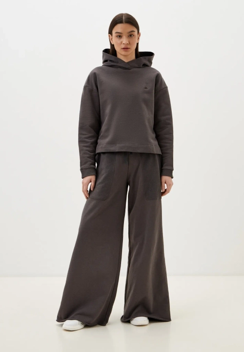 Худи с объёмным капюшоном из итальянского футера