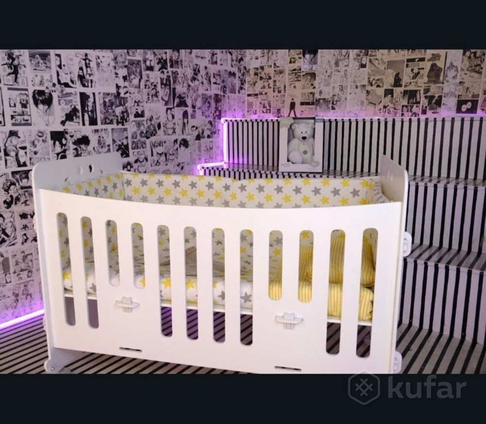 Классическая детская кроватка Agashi Smile 21