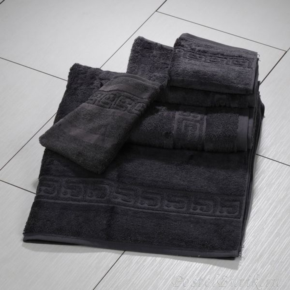 Полотенце 50x100 Cawo Noblesse 1001 антрацит