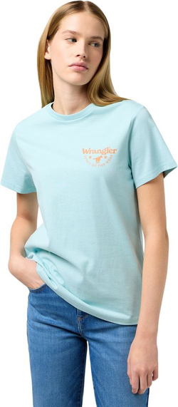 Футболка Wrangler REGULAR TEE CANAL BLUE