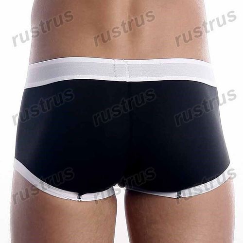 Мужские трусы хипсы черные Aisonman