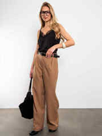 Брюки палаццо Basic (песочный)