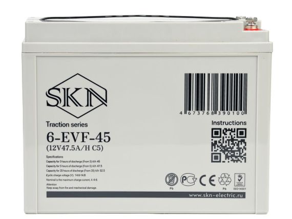 Тяговый аккумулятор SKN 6-EVF-45 (12V47.5A/H C5)