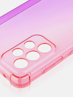 Чехол ROSCO для Samsung Galaxy A33 оптом (арт. SS-A33-HARD-TPU-PINK-PURPLE)