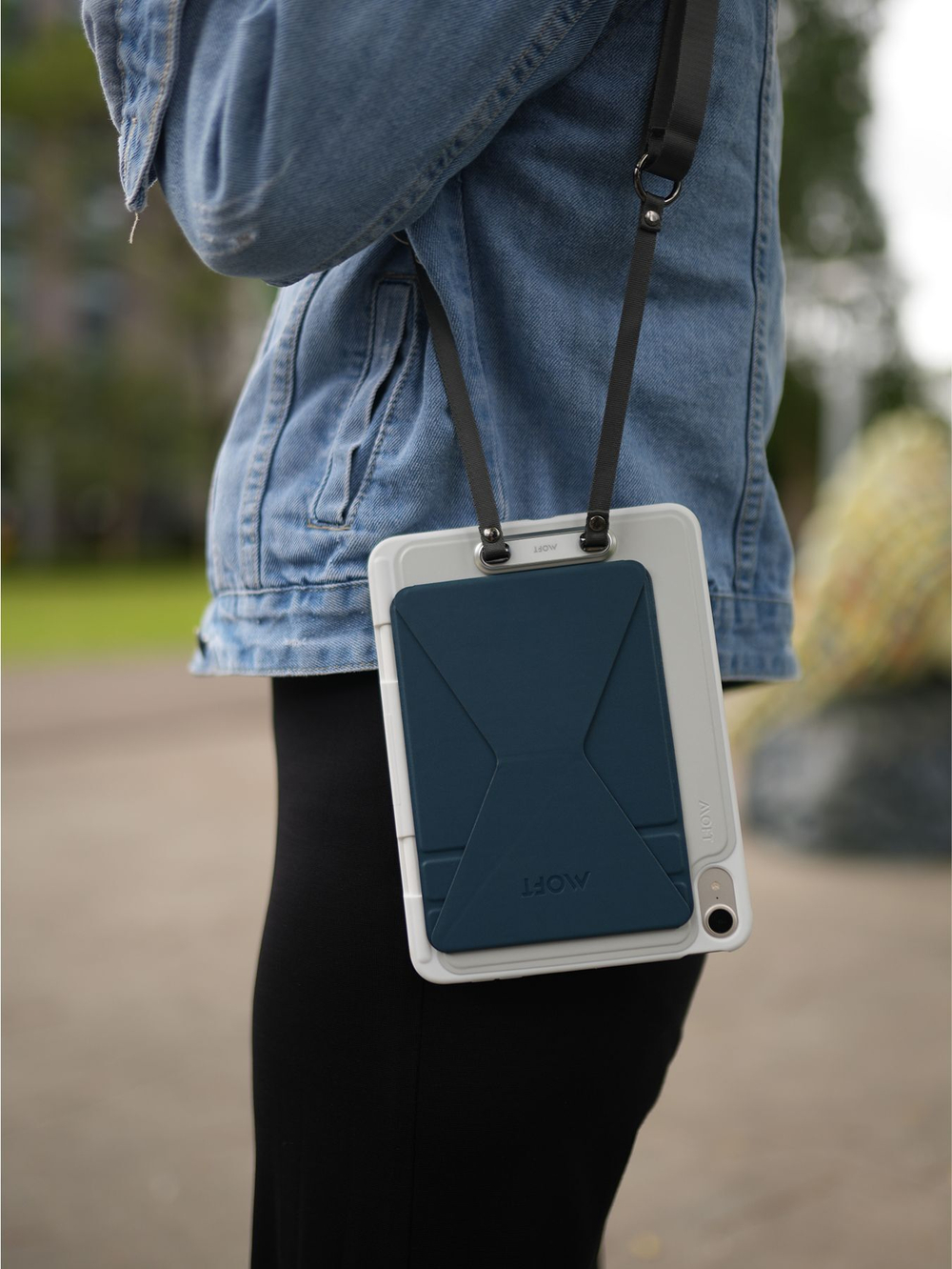 Складная магнитная подставка для планшета SNAP TABLET STAND / 6 позиций / Синяя