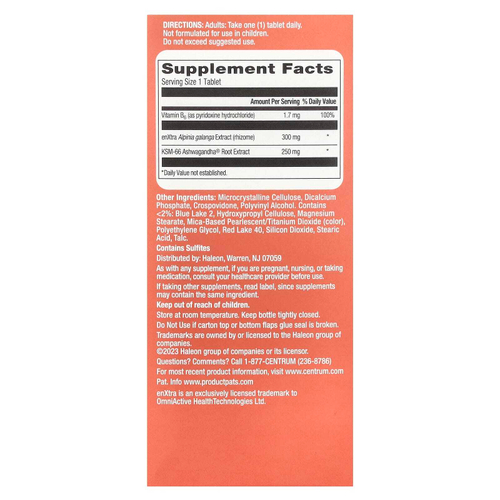 Centrum, Menopause Support, ясность ума и спокойное настроение, 30 таблеток