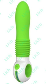 Вибратор O-zone зелено-белый