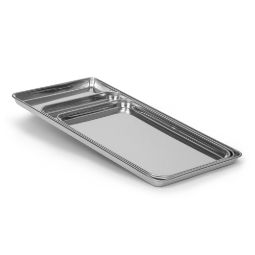 ЛОТОК мел.228х148х12мм нерж.