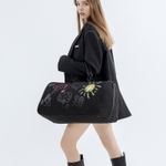 ResNonverba Canvas With Oxford Travel Bag Unisex Multicolor