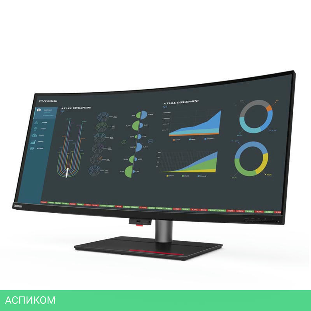 Монитор Lenovo 62C1GAT6EU черный