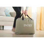 Кровать надувная Intex, 191х99х42 см, 64132NP, нас встроен, электр, флок, с ребрами жест, 136 кг