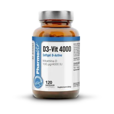 Фармовит Витамин D3 4000 МЕ - 120 капсул