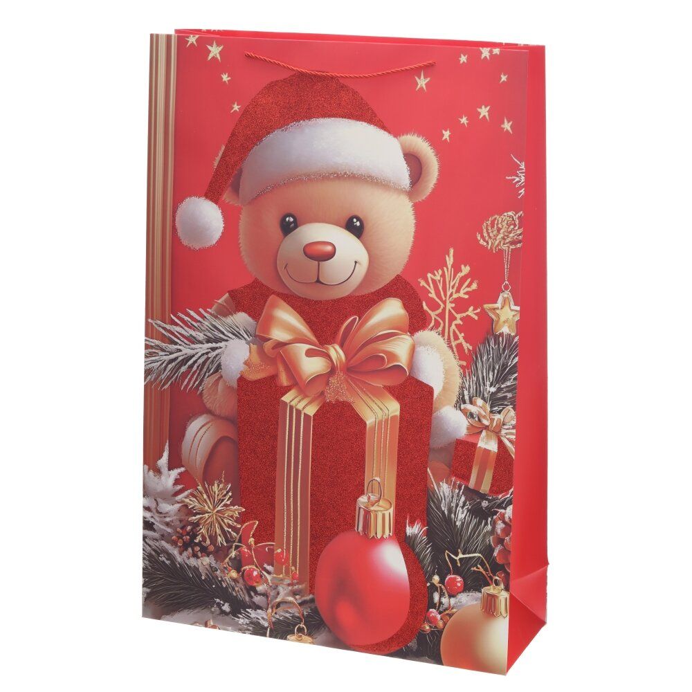 GAEM Пакет подарочный XXL (бумага 210г/м2, блок 12шт), L49 W17 H74 см, 4в.