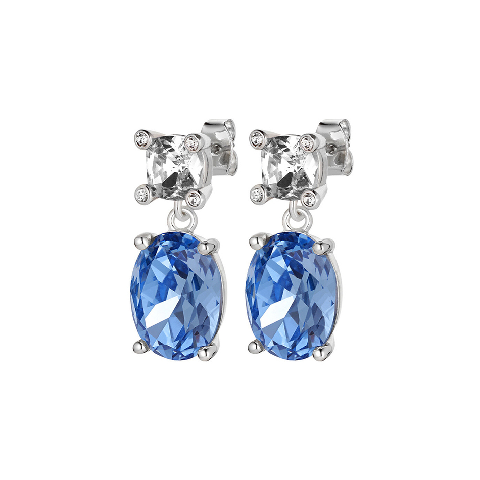 Серьги Dyrberg Kern ANTONIA SS LIGHT BLUE/CRYSTAL 420096 BL/BW/S