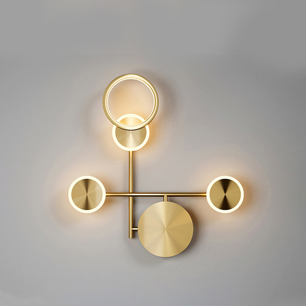 Wall design lamp    (Gold)Pe-Gin