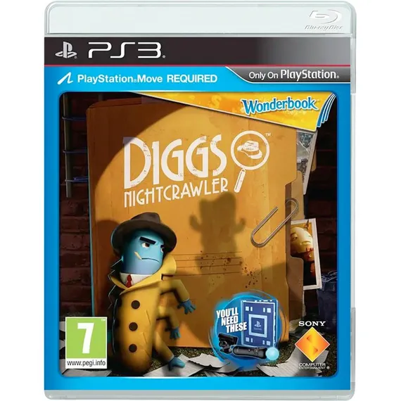 PS3 Wonderbook: Diggs Nightcrawler (только игра) (только для PS Move) (Б/У, Полностью на русском языке, BCES-01725)