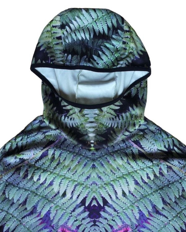 Худи Папоротники зеленый - фото 7