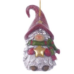GAEM Фигурка декоративная подвесная "Гном", L5,5 W5 H10 см, 2в.