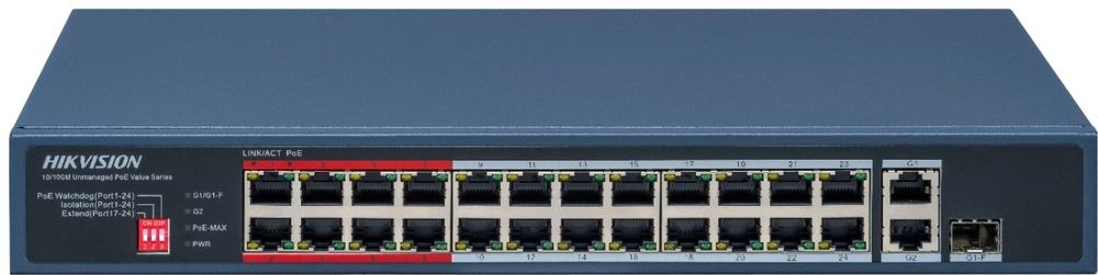 Коммутатор Hikvision DS-3E0326P-E/M(C)