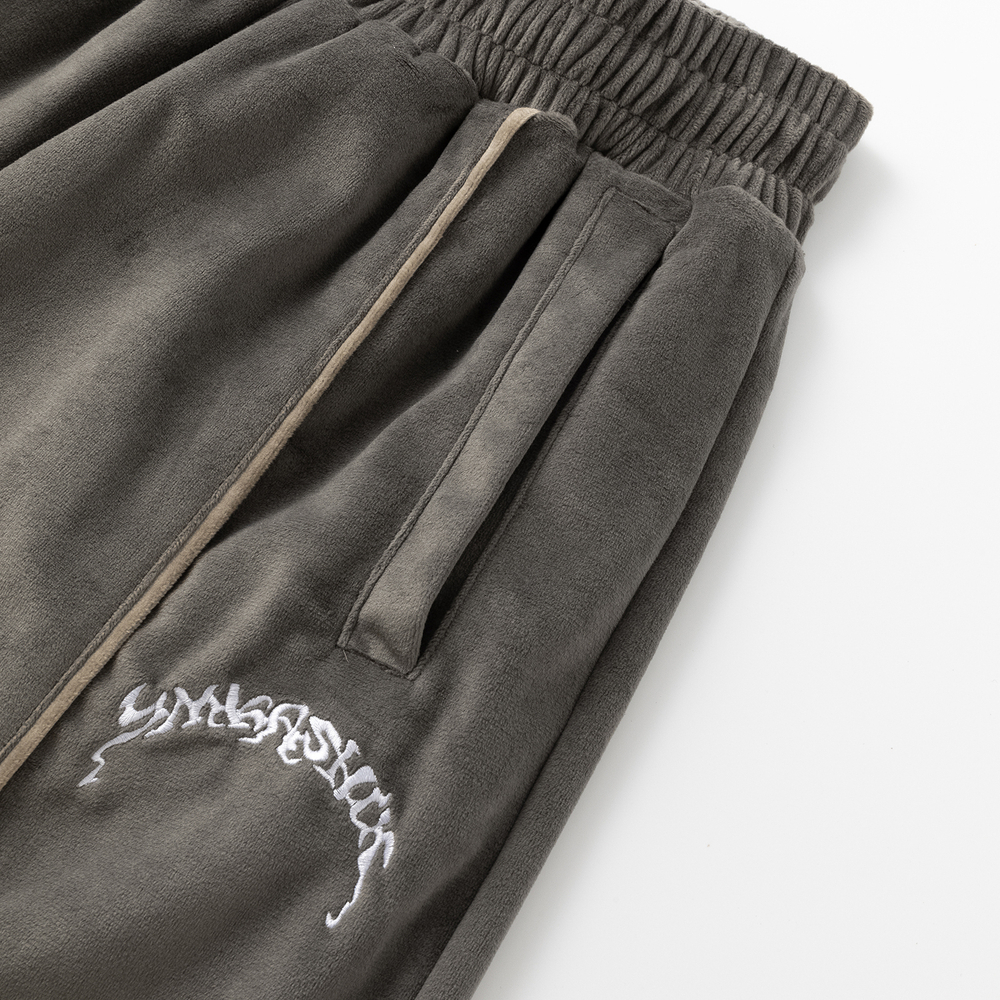 БРЮКИ ВЕЛЮРОВЫЕ YMKASHIX PUFF