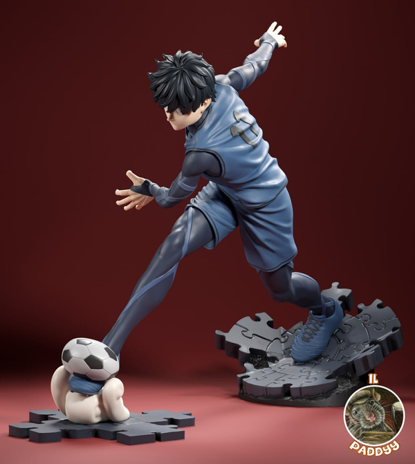 Ёити Исаги Синяя тюрьма: Блю Лок Фигурка Yoichi Isagi Blue Lock