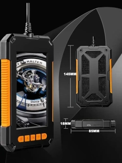 jingleszcn Экран 4,3 дюйма 8 мм 2 камеры портативный эндоскоп 5 м