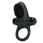 Виброкольцо Baile Vibrant Penis Ring II, 8,6 см, с щеточкой