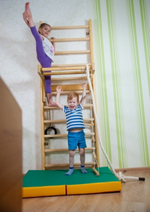 Спортивный пристенный комплекс "Грейс"- Цветной