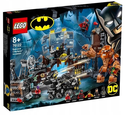 Конструктор LEGO DC Batman 76122 Вторжение Глиноликого в бэт-пещеру