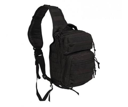 Сумка-рюкзак малый однолямочный черный