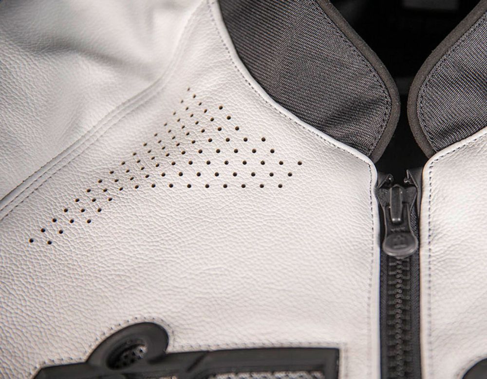 Contra 2 Leather Perforated / Черно-белый