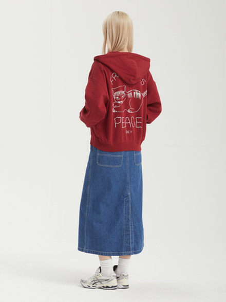 Женская Толстовка Peace Baggy Relaxed