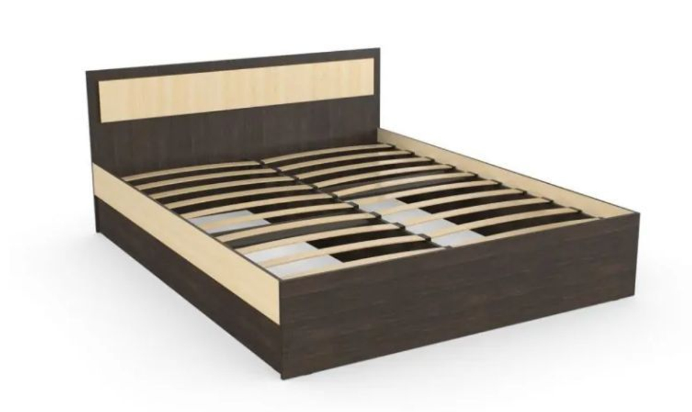ДУЭТ-ЛЮКС кровать-1400 венге/дуб
