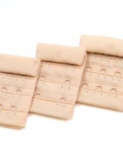 Набор крючки/петли, телесный 126