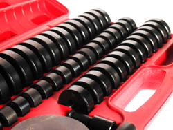 Набор оправок для выпрессовки подшипников, втулок, сальников 18-74мм 50 предметов в кейсе JTC