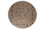 Стол журнальный Garda Decor Garda Decor Зебрано (Zebrano) d140*42 см