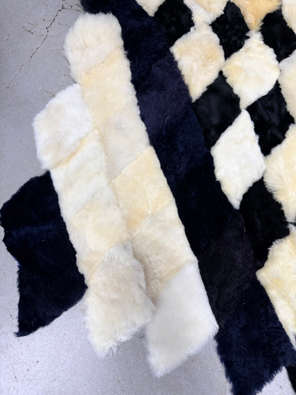 Меховой Коврик прикроватный накидка на кресло из овчины